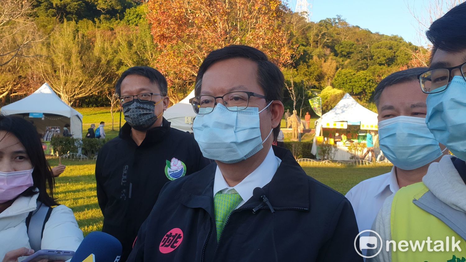 桃園市長鄭文燦。 圖:林昀真/攝 桃園市長鄭文燦。 圖:林昀真/攝