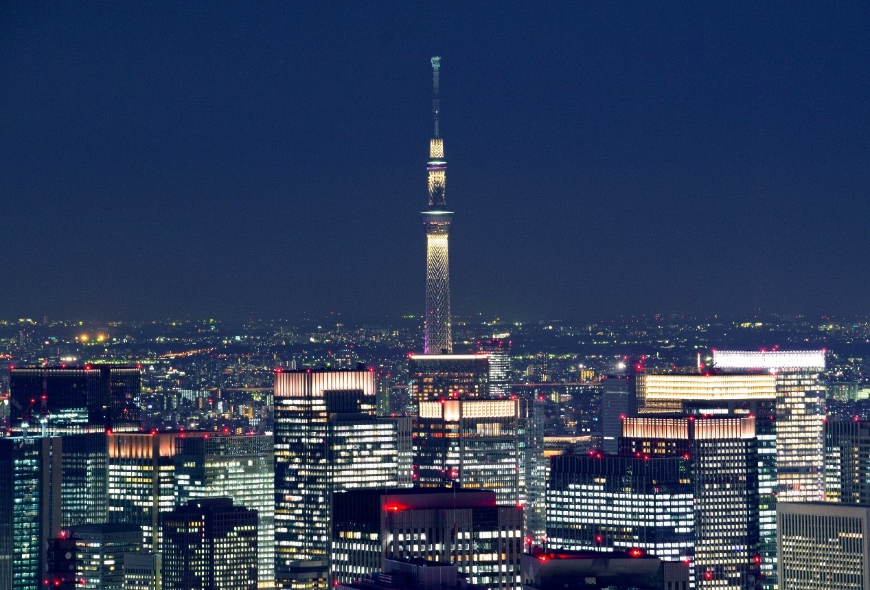 林氏璧分享7月底入住東京飯店遇到的問題。(圖為日本東京晴空塔)   圖：東京觀光事務所台灣辦事處／提供