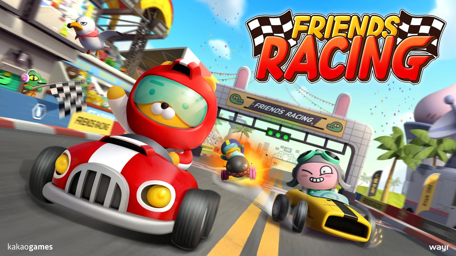 《Friends Racing》事前登錄突破50萬人，引發遊戲社群討論   圖：華義國際/提供