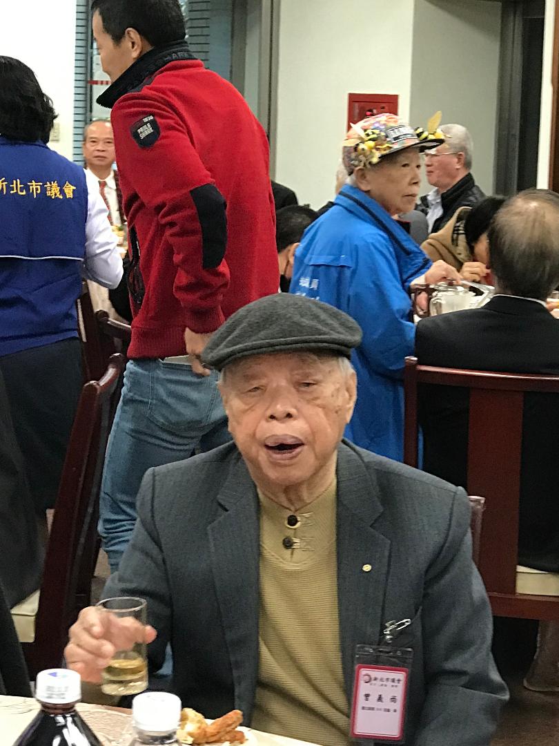高齡91歲的人瑞級議員曾義尚。   圖：新北市議會提供