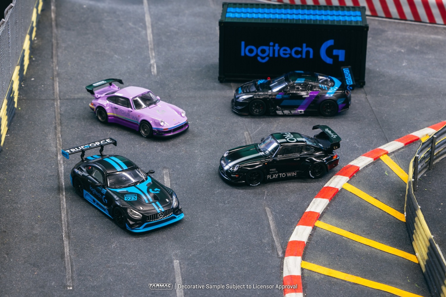 Logitech G 40週年紀念模型車共有四款，採隨機出貨。   圖：Logitech G/提供