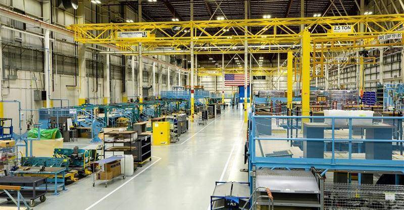 洛克希德馬丁公司位於南卡羅萊納州的格林維爾工廠，將專責生產製造F-16 C/D Block 70戰機。   圖：翻攝US Air Force