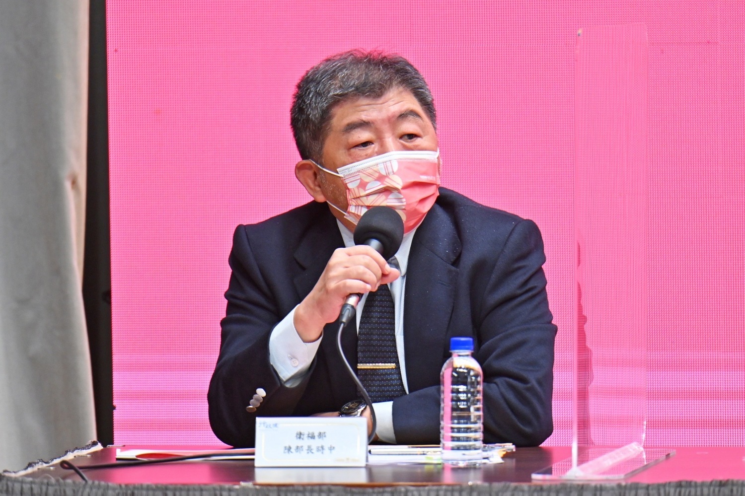 衛福部長陳時中，被外界看好是年底台北市長選舉潛在人選。 圖：行政院提供（資料照）