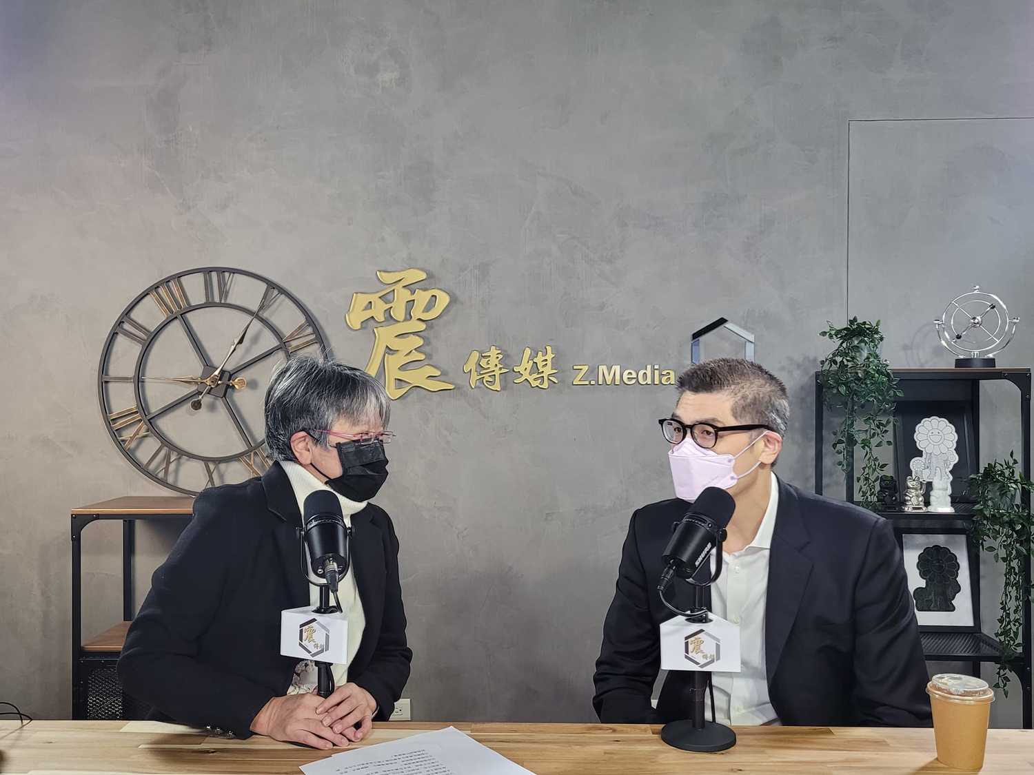 連勝文日前接受黃光芹節目訪問。 圖：擷取自黃光芹臉書。
