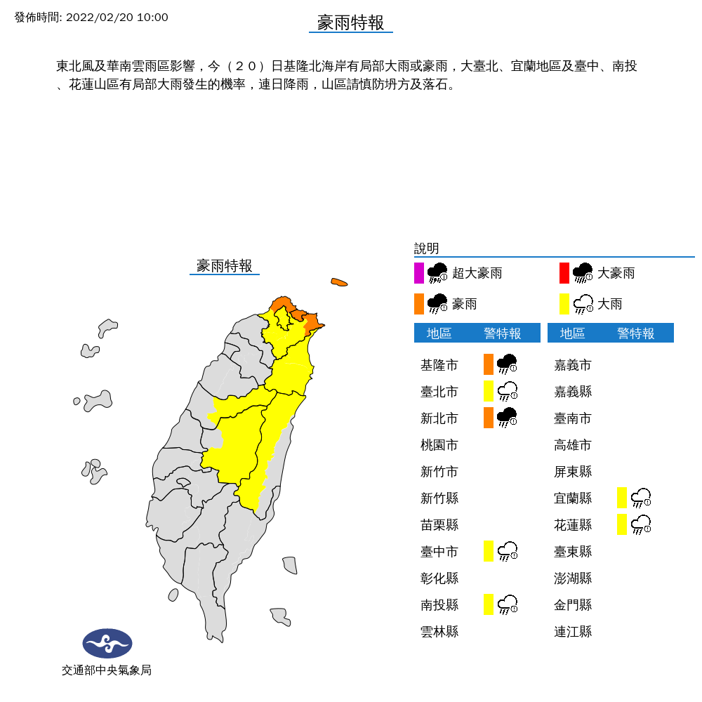 天氣連三壞 豪雨、強風又低溫！ 氣象局：全台恐降10度下低溫