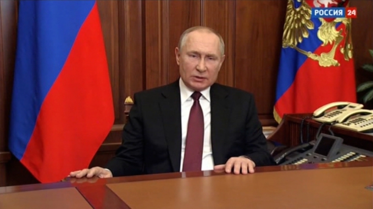 俄羅斯總統普。   圖 : 翻攝自俄羅斯R 24電視台 (資料照)