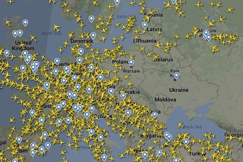 烏克蘭關閉領空！航班雷達全數清空 避馬航憾事重演