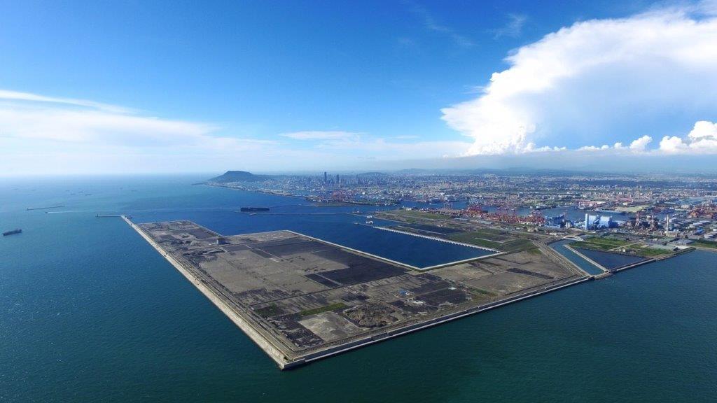 航港改制10年，高雄港開發第七過櫃中心。   圖：台灣港務公司提供