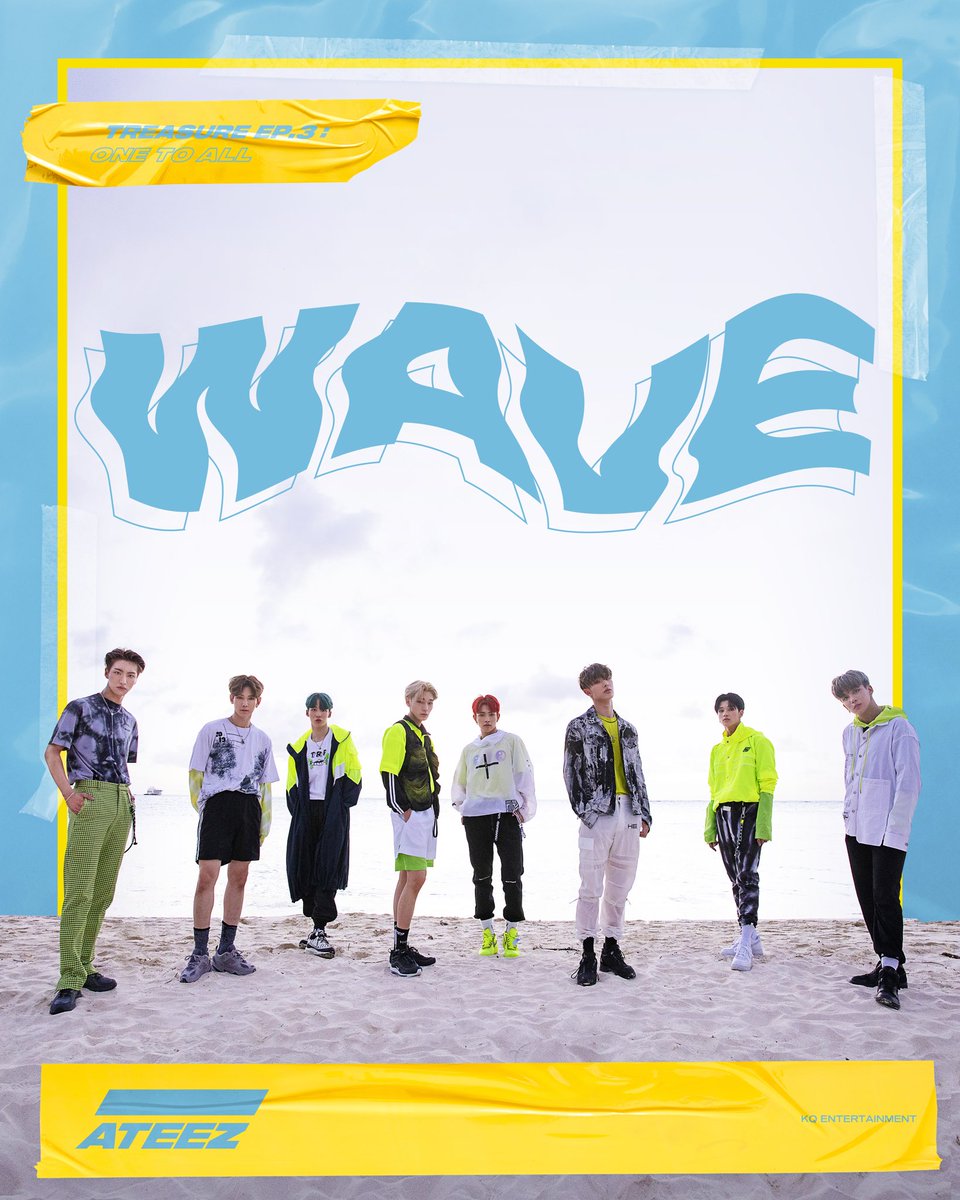 田小娟創作的《SUN》被指出與男團ATEEZ的歌曲《WAVE》旋律相似。   圖：翻攝自ATEEZ推特