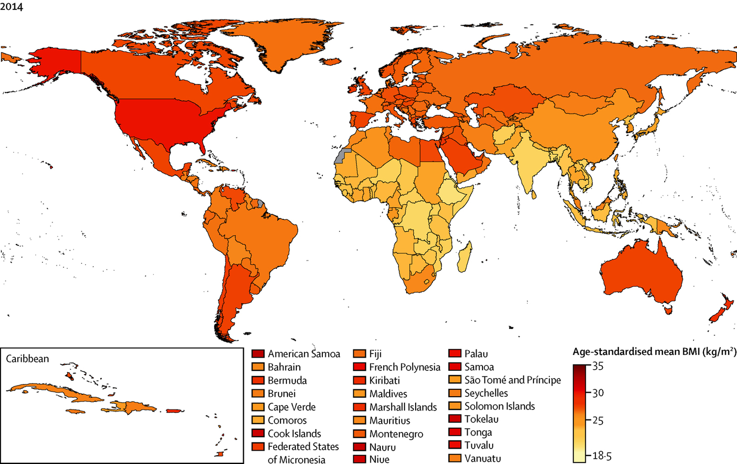 2023版《世界肥胖地图》重磅发布！预计2035年，全球超重/肥胖人群超过40亿_超重_肥胖_医脉通