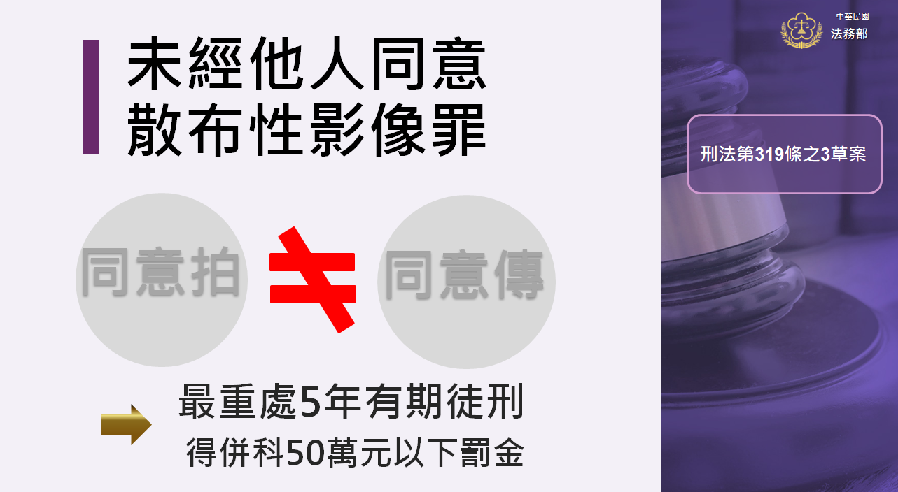 政院通過修法 製造或散布不實性影像等犯罪行為明確入刑