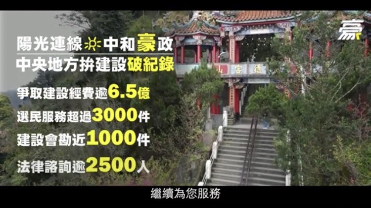 新北議員張志豪首支競選影片曝光 挑戰中和烘爐地1137階梯
