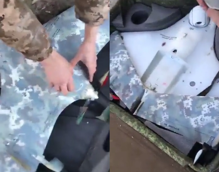 撿到無人機囉！烏軍「開箱」俄軍偵察機畫面曝光