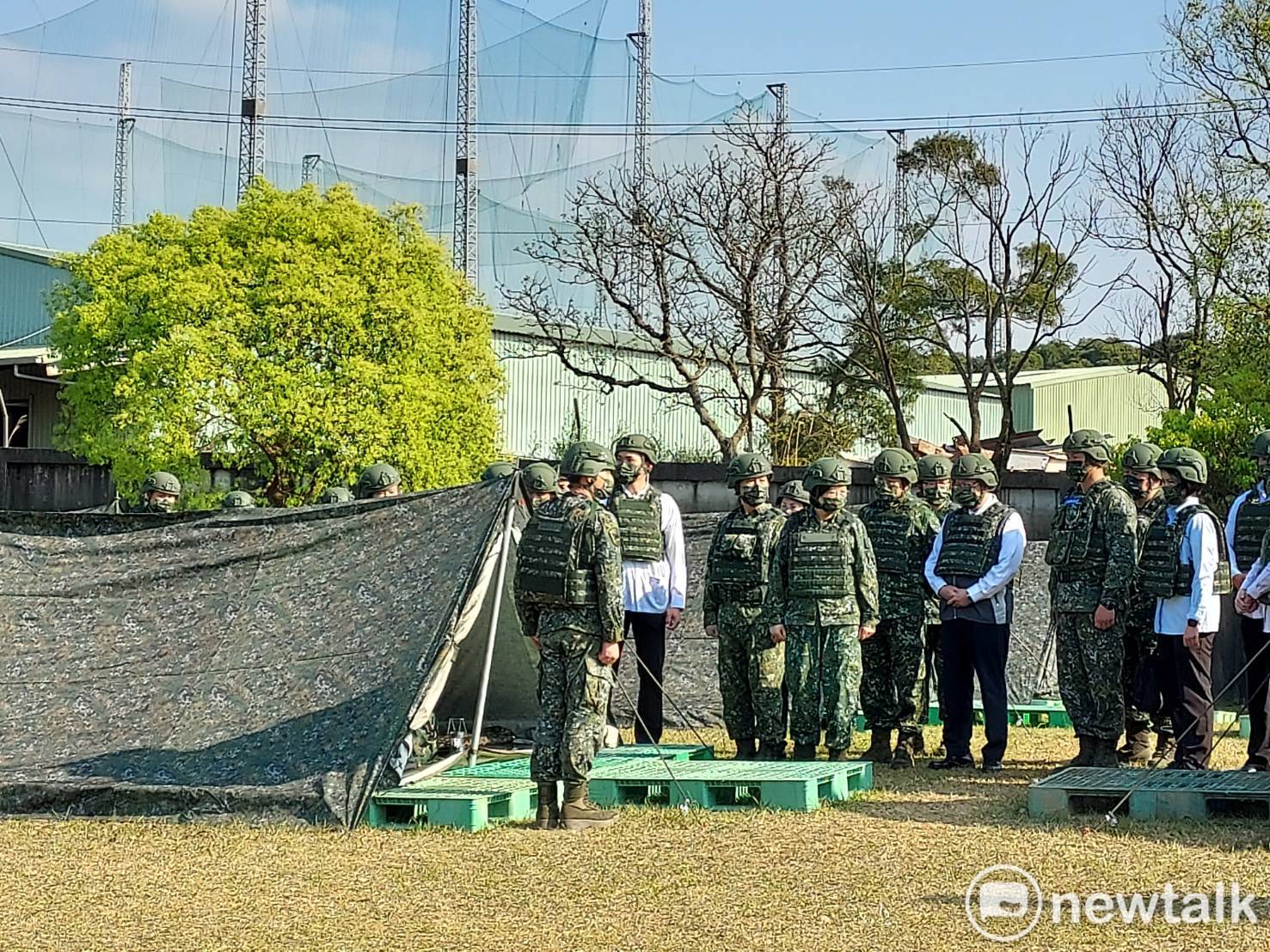 視察陸軍206旅「最硬教召」蔡英文：有太太要生產的也來