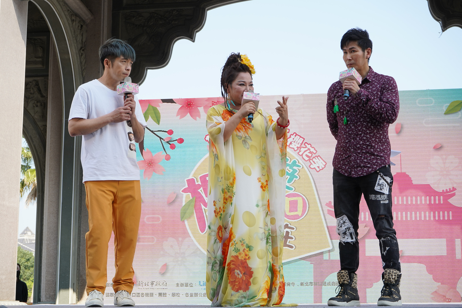 林口櫻花季今竹林山觀音寺登場  萬人同享浪漫粉白櫻花