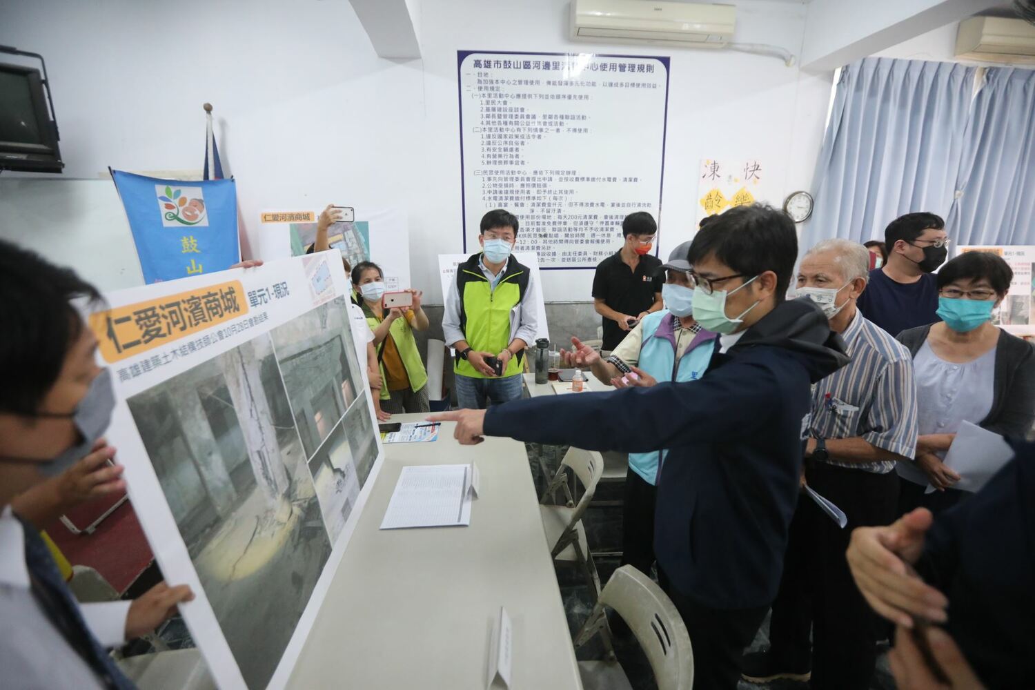 仁愛河濱商城拆除完竣 高市府積極協助住戶推動都更