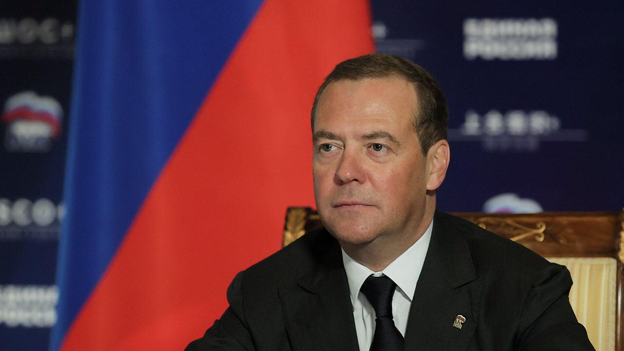 普丁親信、俄羅斯前總統梅德韋傑夫（Dmitry Medvedev）。   圖：翻攝自梅德韋傑夫推特（資料照）