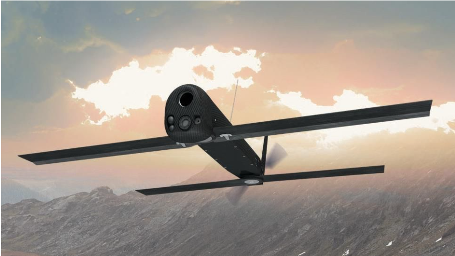 美國提供給烏克蘭的 300 架「彈簧刀」無人機。 圖：擷取自推特@nrogeiro（資料照）