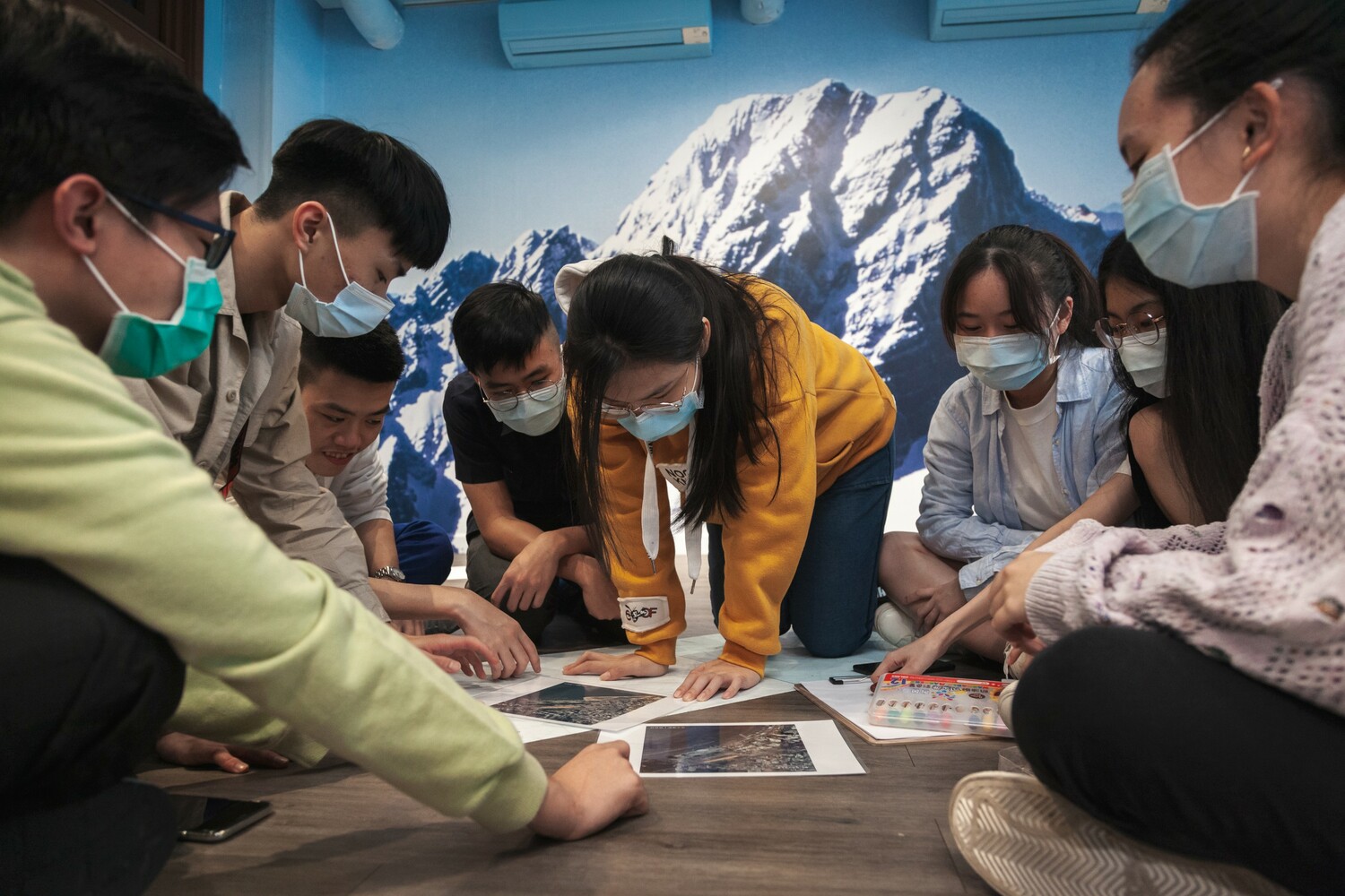 齊柏林環境學習中心設計許多環境教育課程，如典藏台灣及從空中看台灣等。   圖：新北市環保局提供