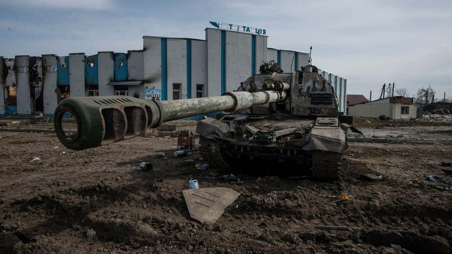 烏克蘭國防部聲明說，俄軍已逃離托斯提也納，將武器、裝備和彈藥都拋棄在後。   圖/取自facebook.com/GeneralStaff.ua