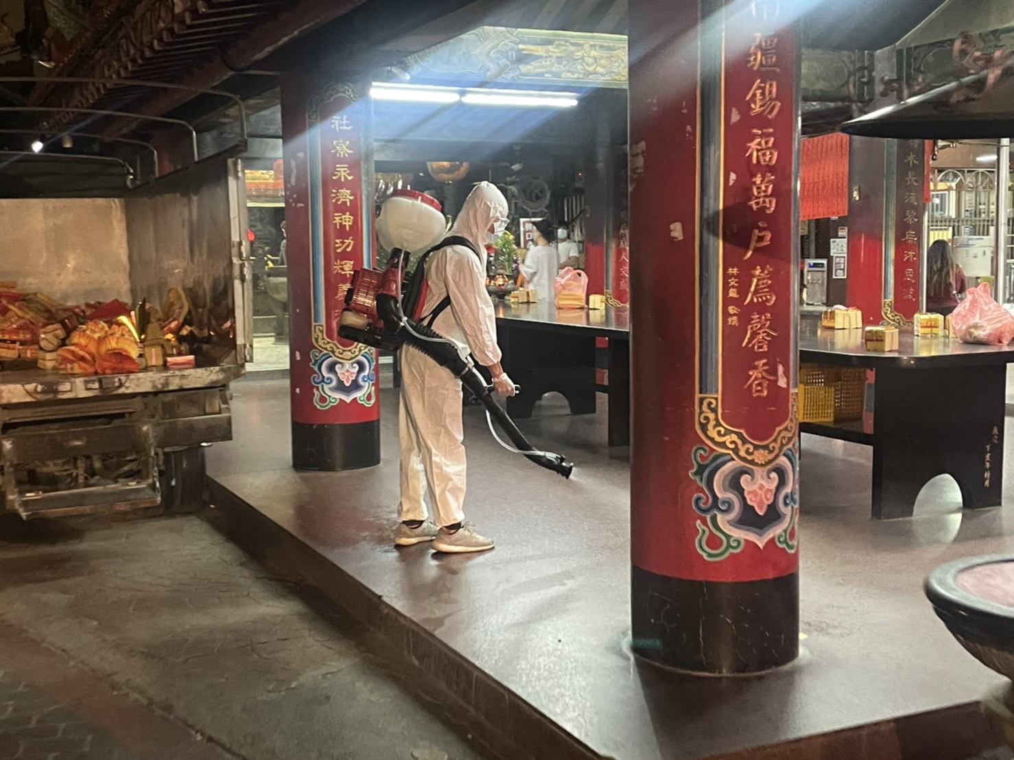 台東個案南投進香足跡曝！紫南宮、金瑞興餐廳、受天宮香客大樓過夜