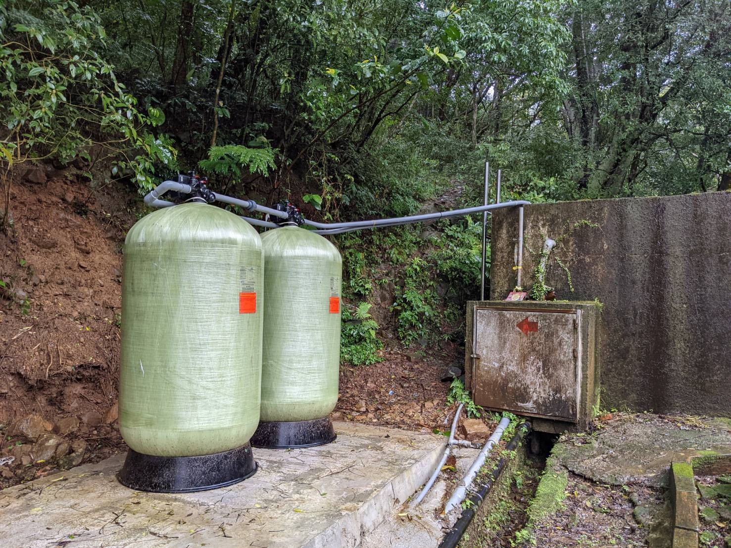 福德里淨水設備。   圖：新北市水利局提供