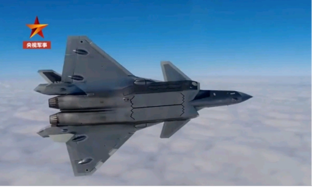 The J-20 fighter jet of the Chinese People's Liberation Army.Figure: Retrieved from CCTV Military