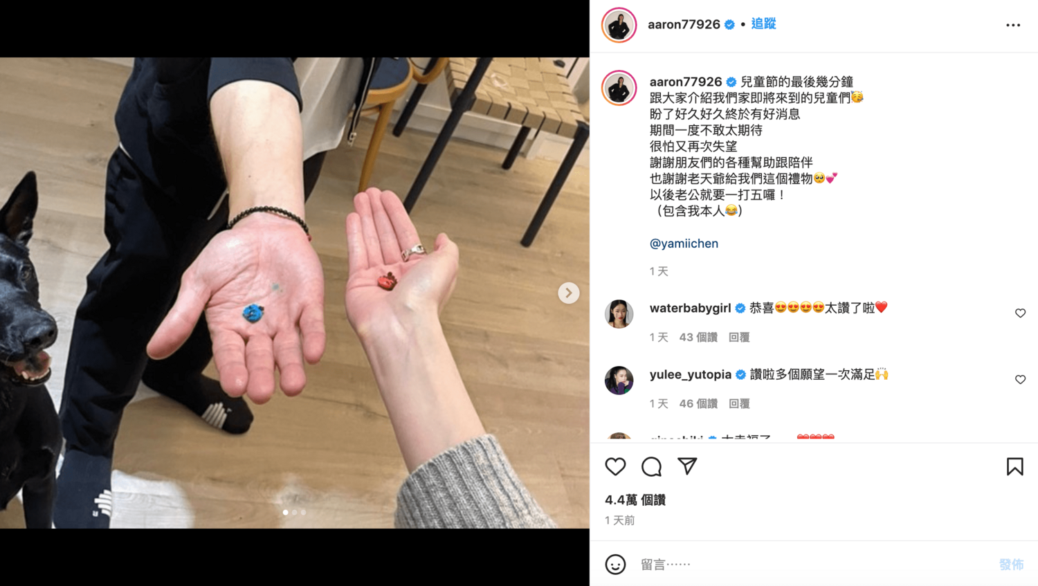 疑懷龍鳳胎！網紅始祖「小安」曝喜訊  喊話老公：以後一打五！