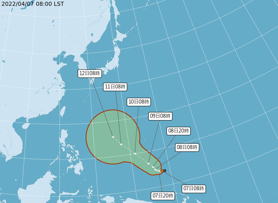 今年首颱馬勒卡估今晚形成！氣象局：下週「這兩天」離台最近