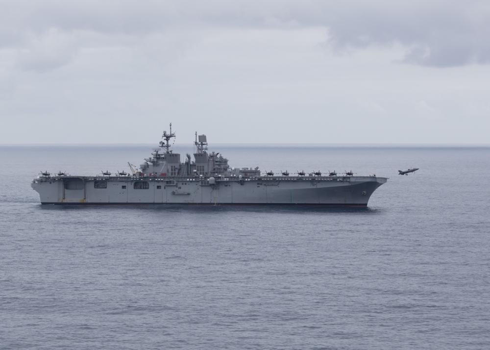 驗證「閃電航母」！美軍LHA-7「創紀錄」運作16架F-35B