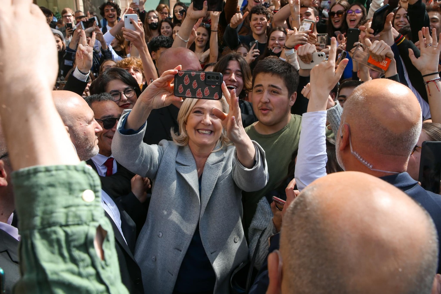 「國民聯盟」總統人選勒彭（Marine Le Pen）。   圖/取自www.facebook.com/MarineLePen