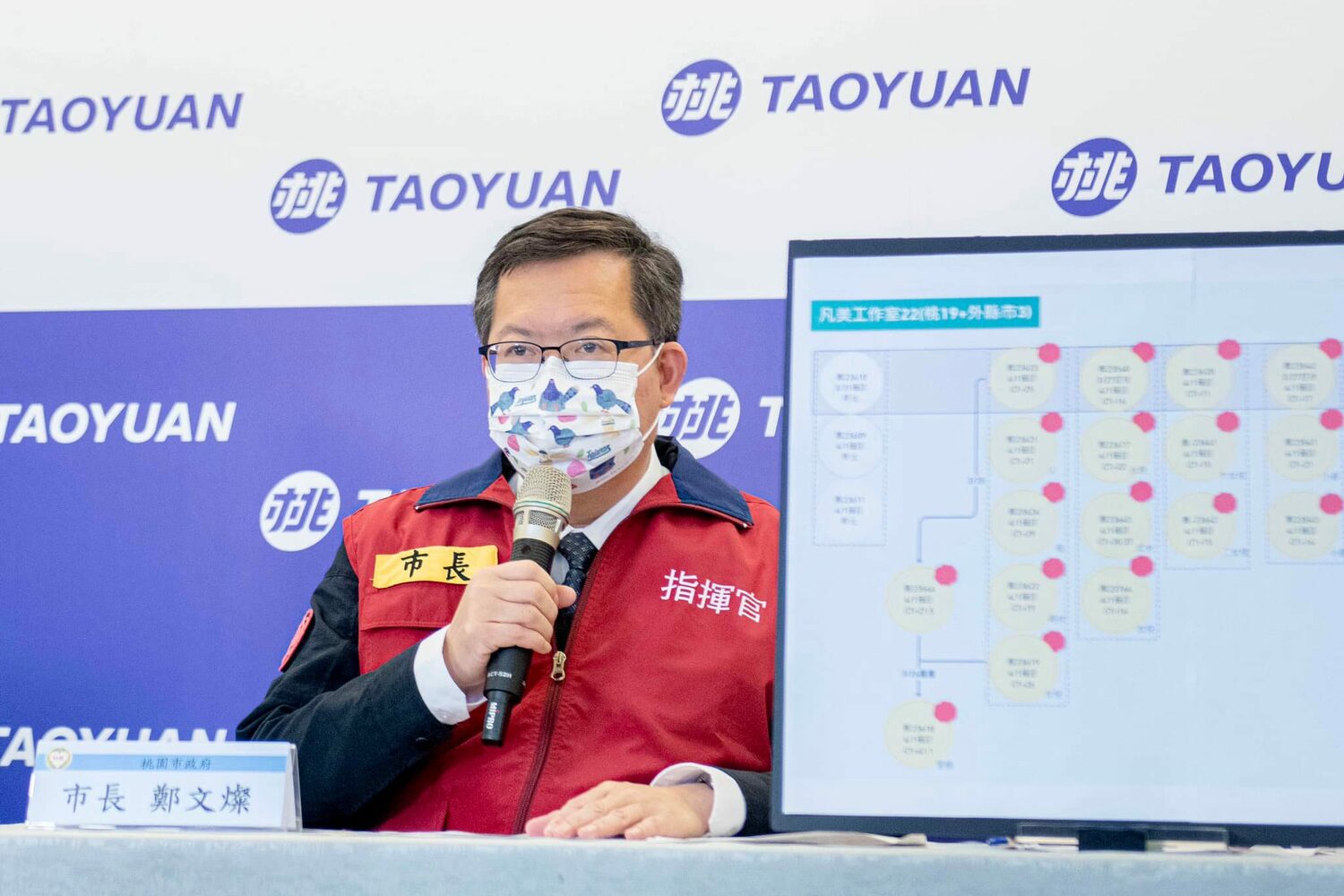 學生確診桃市府入校設採檢站  1校2補習班停課