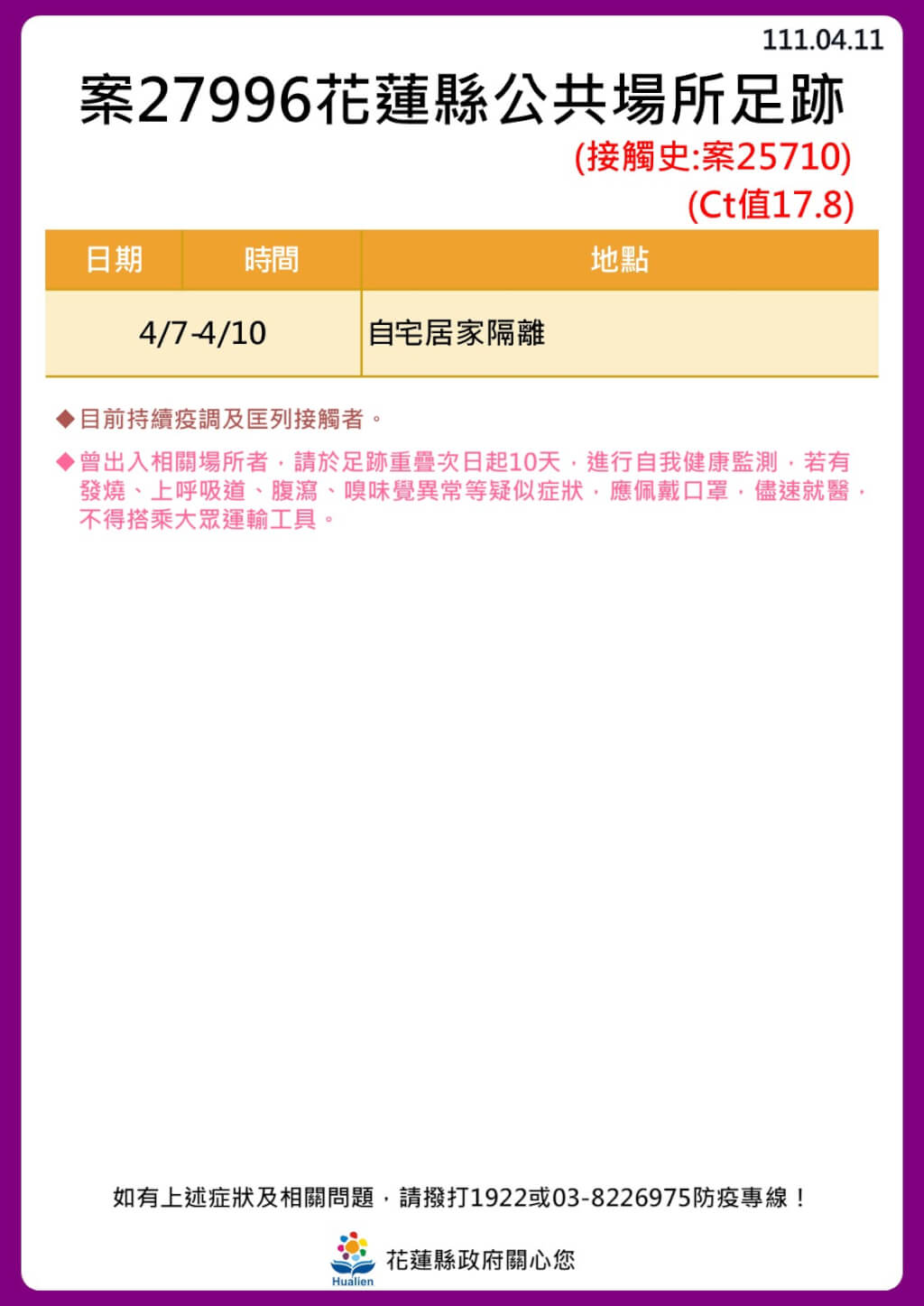 花蓮＋22！還有12案未列入   14張大量足跡曝