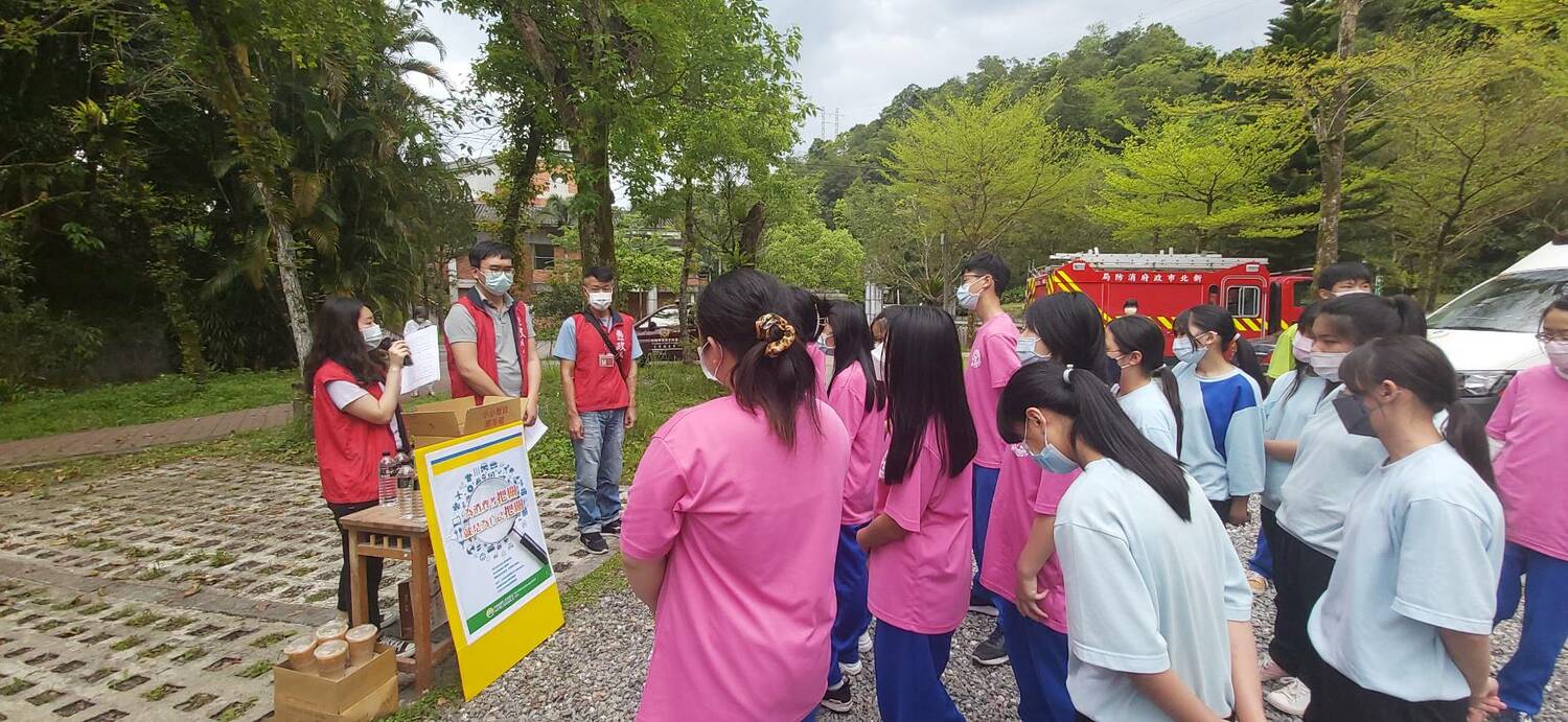 新北校園消防向廉行  誠信宣導小尖兵