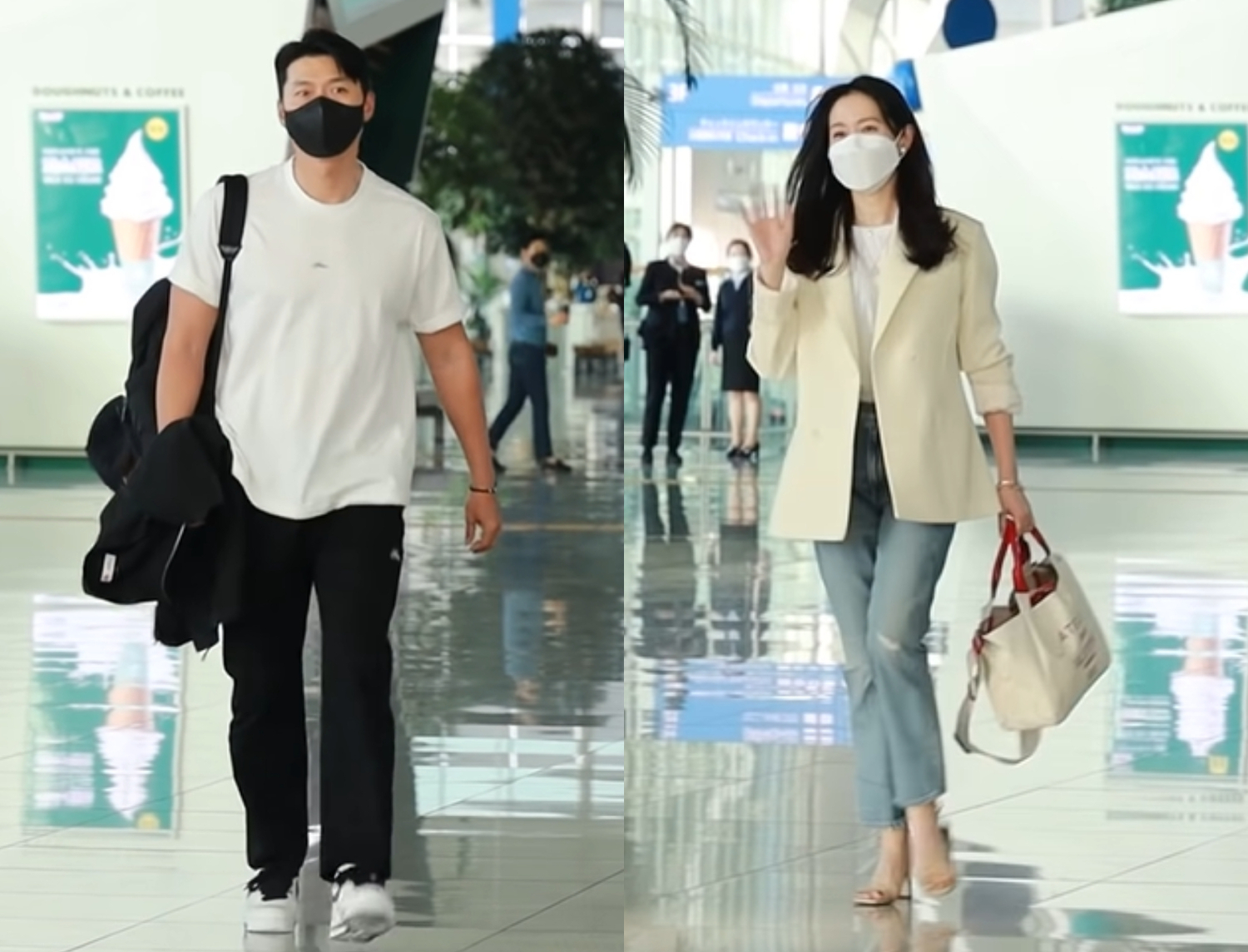 玄彬、孫藝真情侶裝「飛美國度蜜月」！婚禮絕美高清照曝光