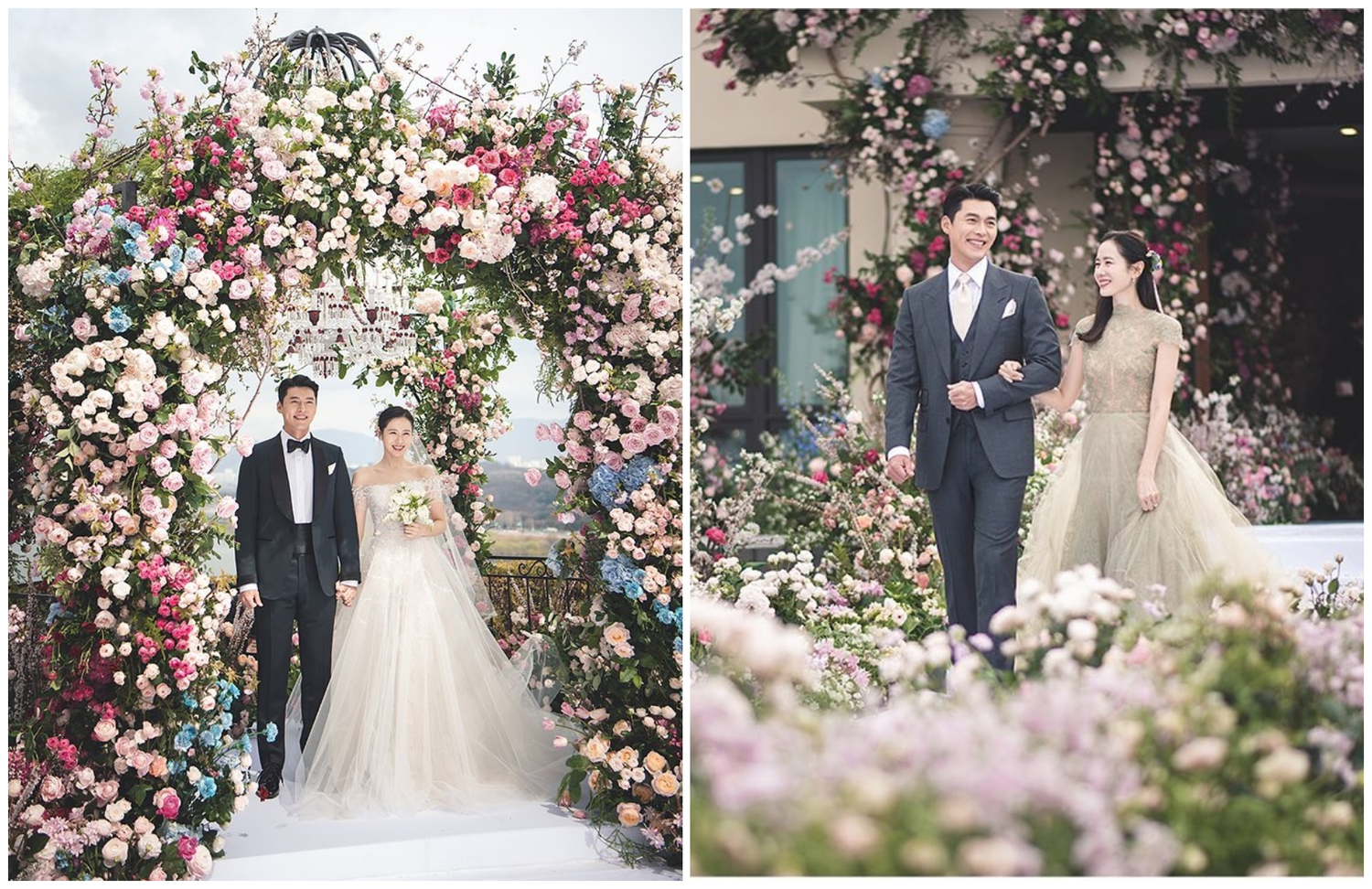 玄彬、孫藝真情侶裝「飛美國度蜜月」！婚禮絕美高清照曝光