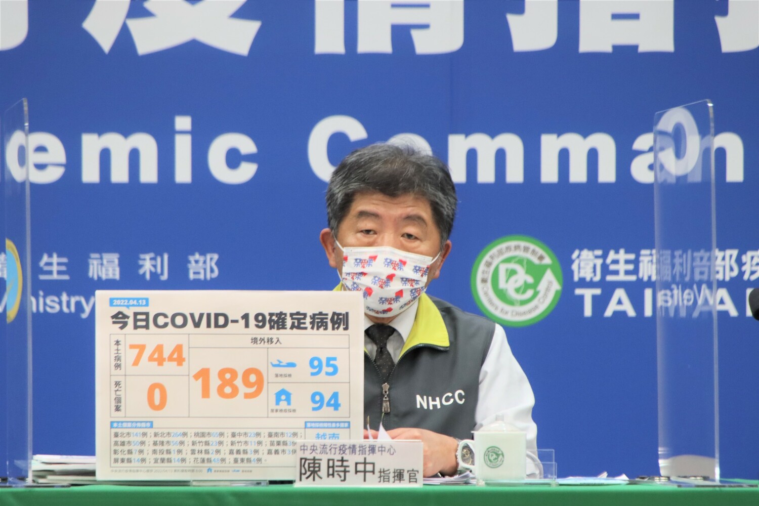 快訊》中症＋3  陳時中：有2位已打3劑  均使用氧氣鼻管治療中
