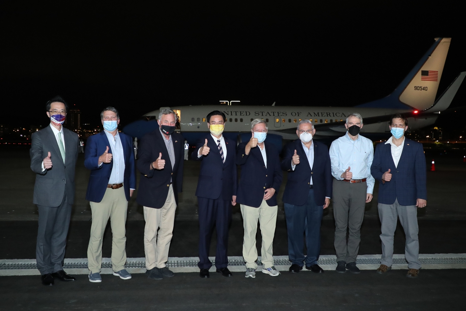 6美國重量級國會議員訪團抵台 蔡英文總統明早接見