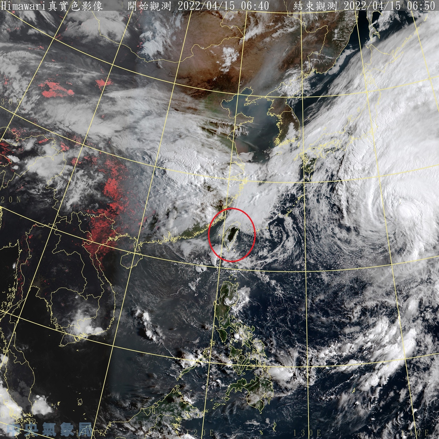 桃園以北 東半部局部短暫雨 台南以北刮9級強風
