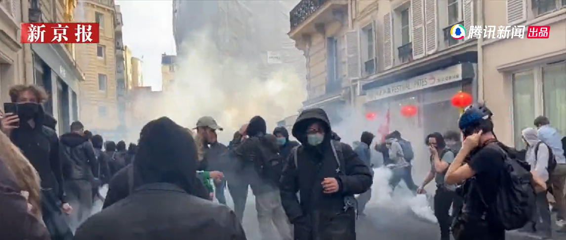 「不要馬克宏和勒龐！」 法國數百人抗議總統選舉首輪結果 與警衝突