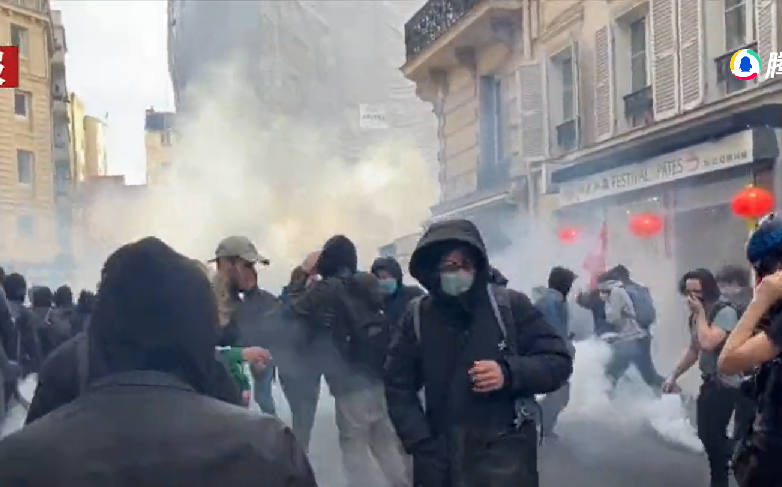 「不要馬克宏和勒龐！」 法國數百人抗議總統選舉首輪結果 與警衝突 | 國
