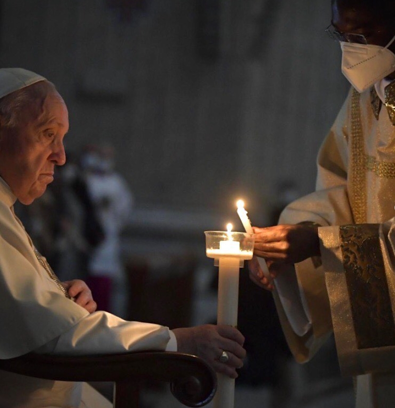復活節前守夜彌撒 教宗譴責烏克蘭戰爭