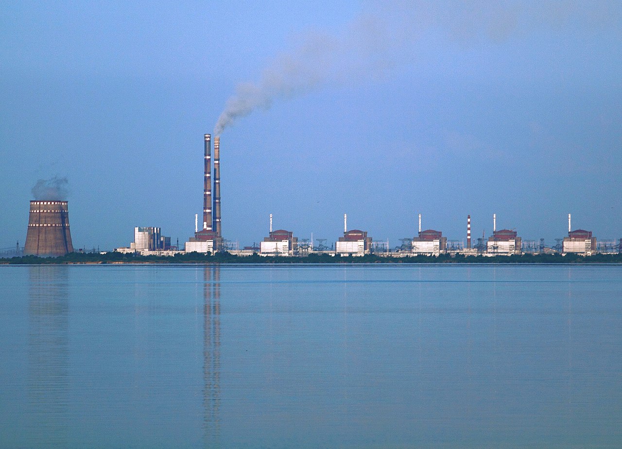 歐洲最大核電廠--扎波羅熱核電廠。   圖：翻攝維基百科/CC BY-SA 3.0