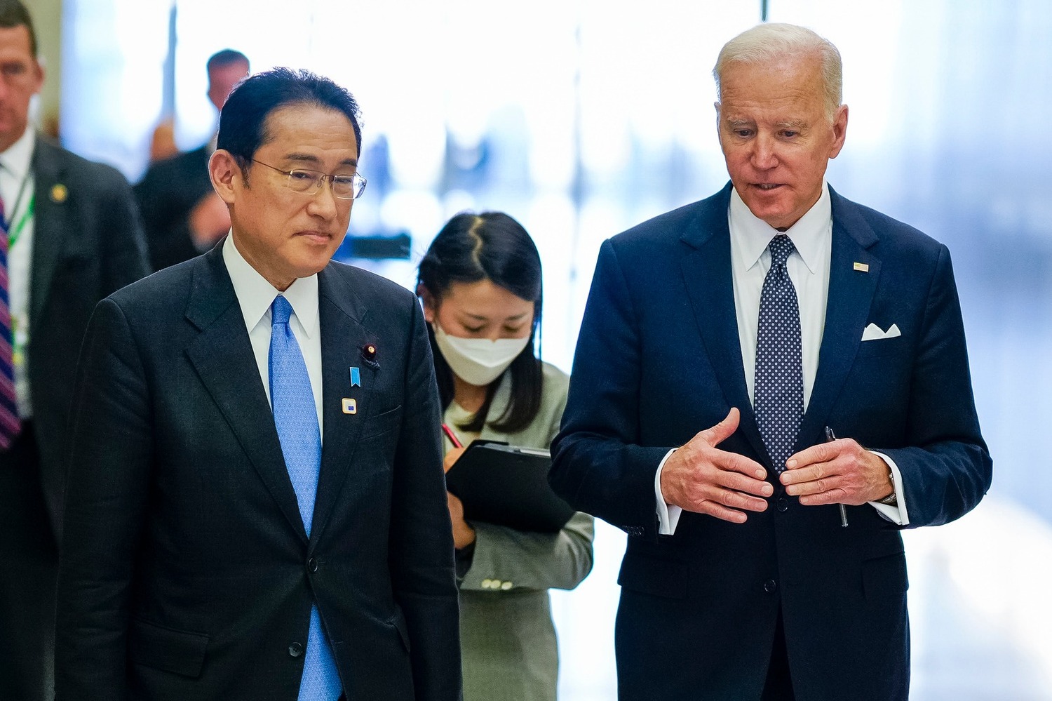 美國總統拜登（Joe Biden）5月22至24訪日，23日會見日本首相岸田文雄，宣布啟動「印太經濟架構」。   圖：翻攝自美國白宮臉書（資料照片）