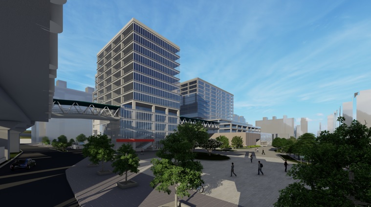 開發模擬圖。   圖：新北市捷運局提供