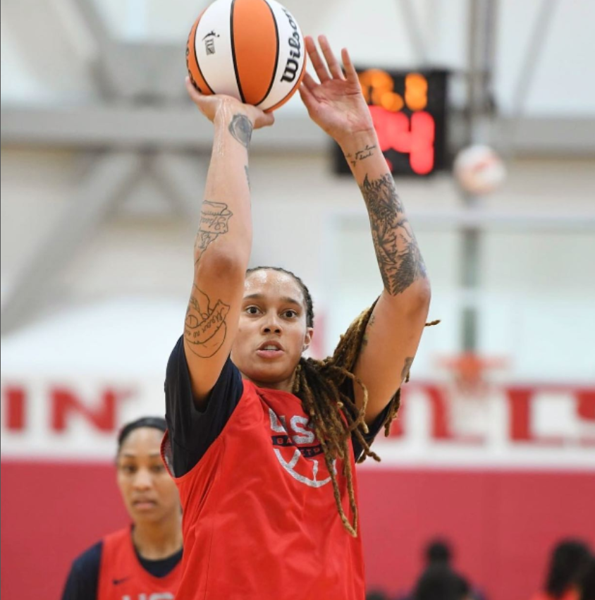 美國WNBA女籃運動員布蘭妮．格林納（Brittney Griner）。   圖：翻攝格林納IG