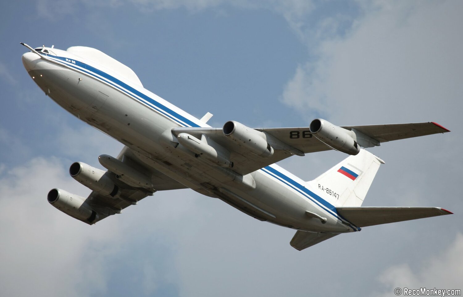 俄版末日戰機「伊留申IL-80」 圖:翻攝自RecoMonkey推特 俄版末日戰機「伊留申IL-80」 圖:翻攝自RecoMonkey推特
