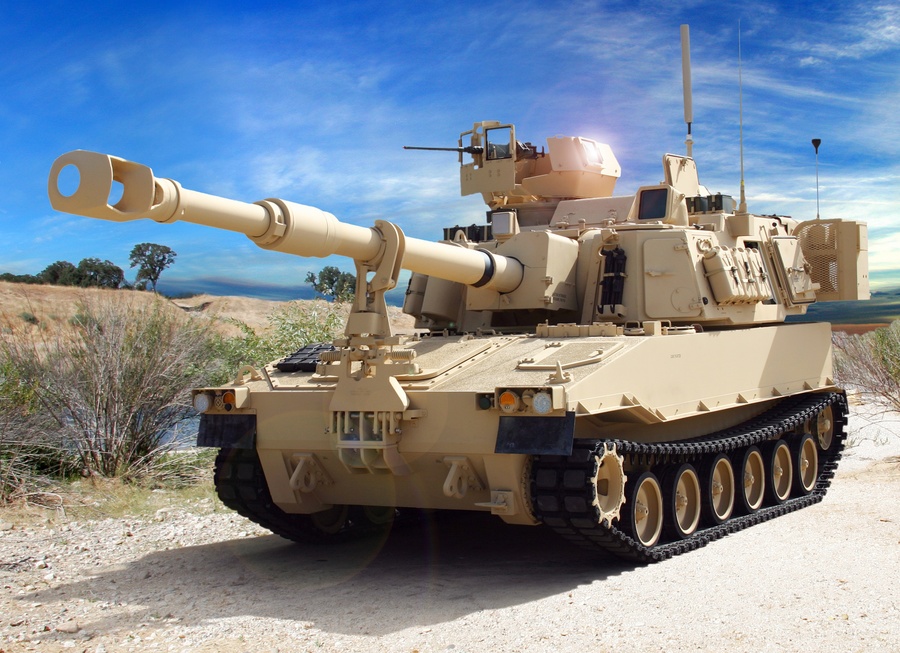 M109A6自走砲。 圖：翻攝自維基百科（資料照）