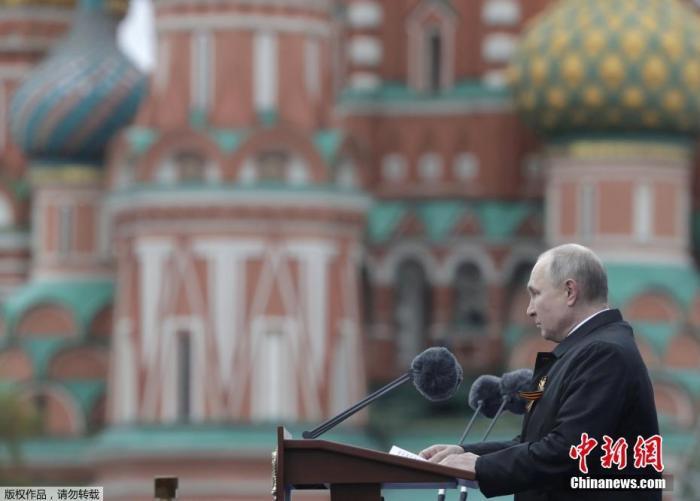 俄羅斯總統普丁將在勝利日閱兵儀式上致詞。   圖 : 翻攝自中新網