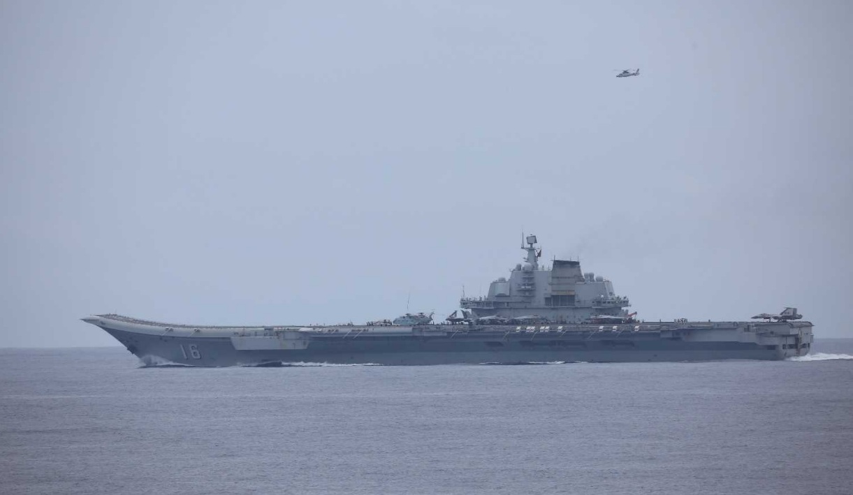 釣魚台又見日海保驅離中海警 遼寧號在石垣島南方、台灣東部操演